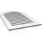 Ekena Millwork Round Top Surface Mount PVC Gable Vent: Functional, w/ 3-1/2"W x 1"P Standard Frame, 24"W x 40"H GVPRT24X4001SF - alternate 3
